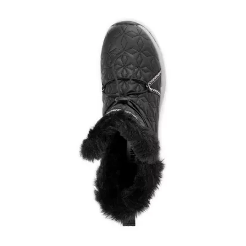 Muk Luks Womens Jasmine Jade Flat Heel Winter Boots