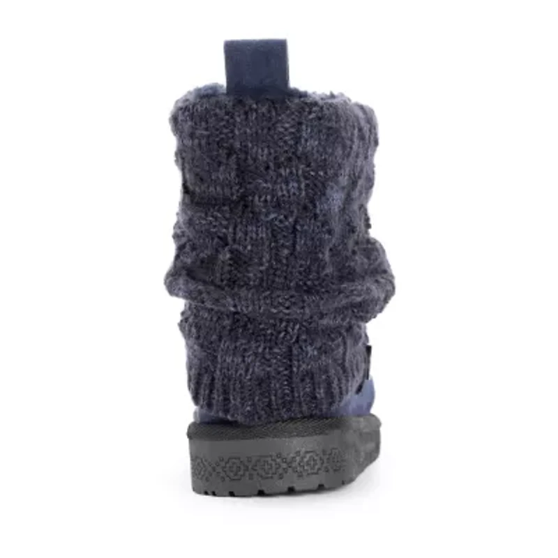 Muk Luks Womens Laurel Flat Heel Dress Boots