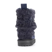 Muk Luks Womens Laurel Flat Heel Dress Boots