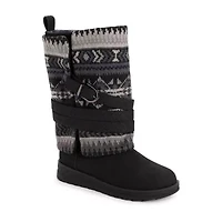 Muk Luks Womens Natalie Nikki Flat Heel Winter Boots