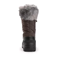 Muk Luks Womens Palmer Paige Flat Heel Dress Boots