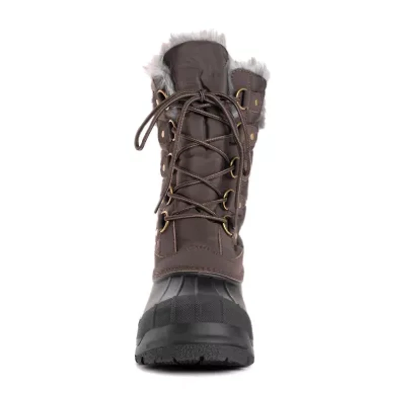 Muk Luks Womens Palmer Paige Flat Heel Dress Boots