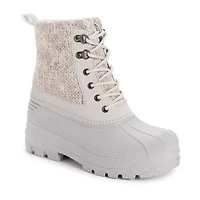 Muk Luks Womens Palmer Penelope Flat Heel Dress Boots