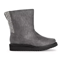 Muk Luks Womens Slope Natalie Flat Heel Dress Boots