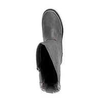 Muk Luks Womens Slope Natalie Flat Heel Dress Boots