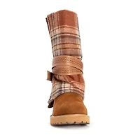 Muk Luks Womens Slope Nikki Flat Heel Dress Boots