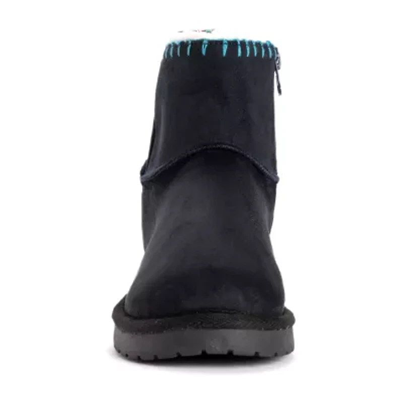 Muk Luks Womens Tatum Flat Heel Winter Boots