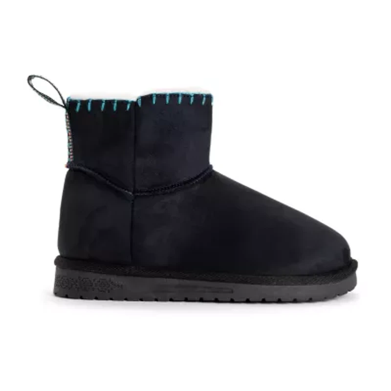 Muk Luks Womens Tatum Flat Heel Winter Boots