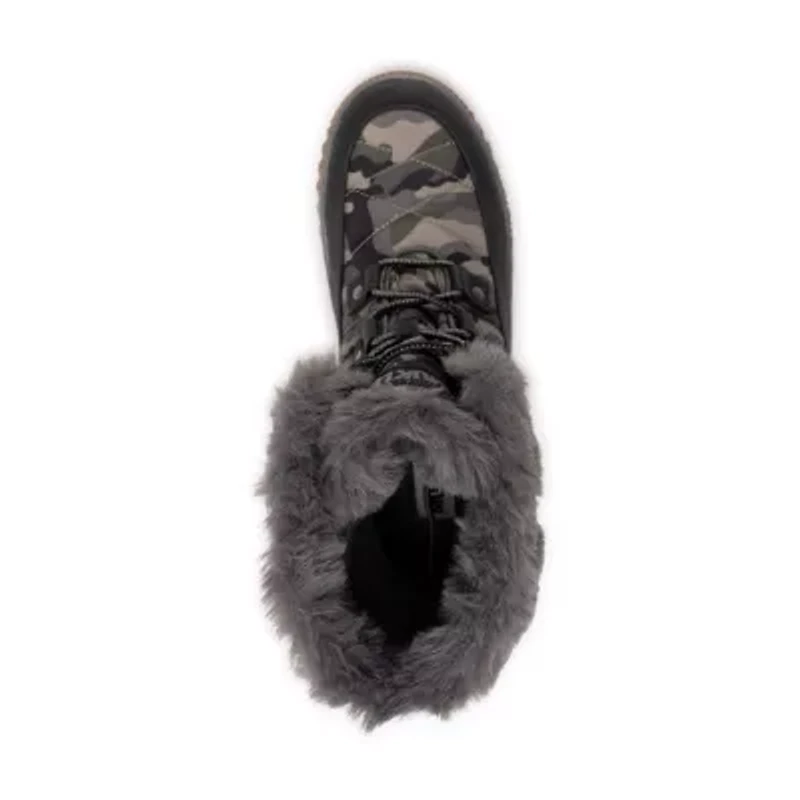 Muk Luks Womens Winnie Waverly Flat Heel Winter Boots
