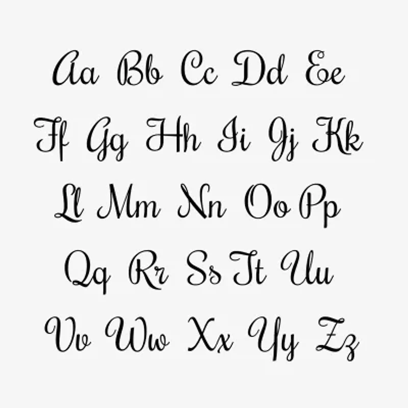 Womens Sterling Silver 18 Inch Name Necklace