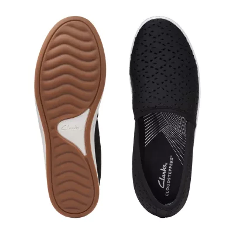 Clarks Cloudsteppers Breeze Emily Womens Round Closed Toe Slip-On Shoe