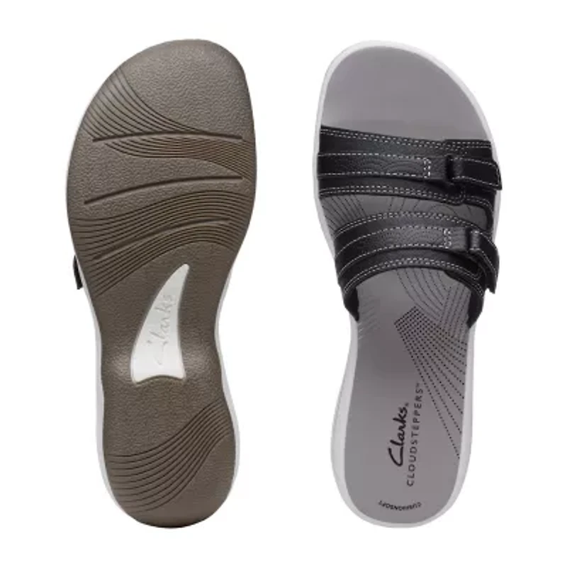 Clarks Cloudsteppers Womens Breeze Piper Slide Sandals