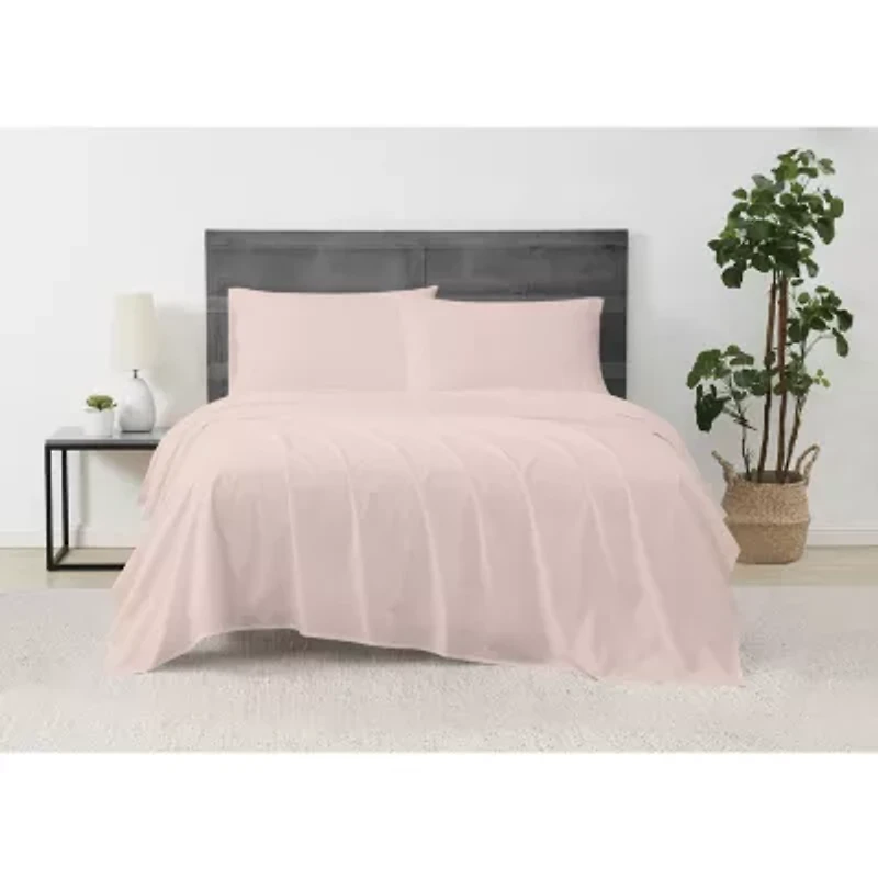 Cannon Solid Percale Sheet Set