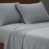 London Fog Garment Wash Solid Wrinkle Resistant Sheet Set