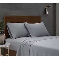 London Fog Garment Wash Solid Wrinkle Resistant Sheet Set
