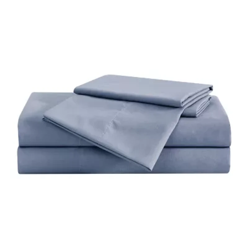 London Fog Garment Wash Solid Wrinkle Resistant Sheet Set