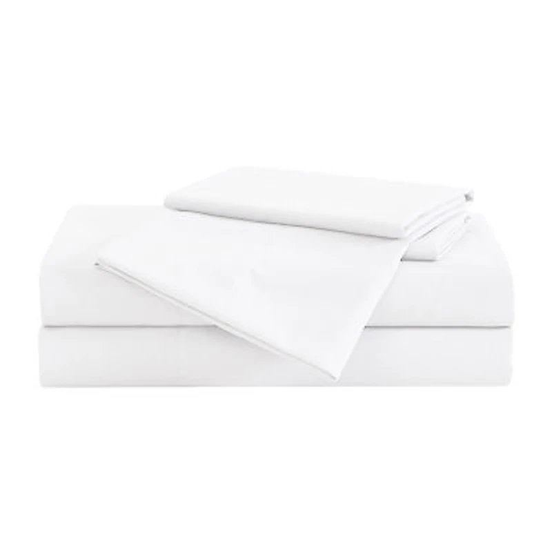 London Fog Garment Wash Solid Wrinkle Resistant Sheet Set