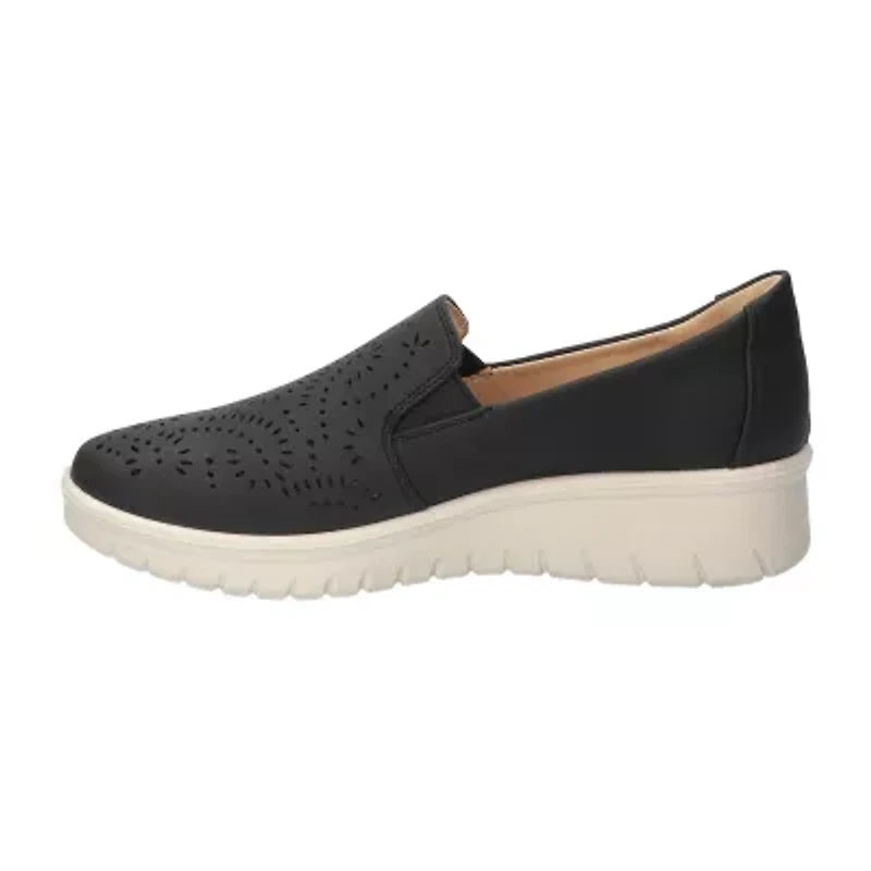 Easy Street Ying Womens Round Closed Toe Slip-On Shoe