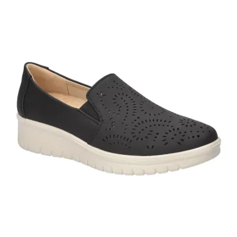 Easy Street Ying Womens Round Closed Toe Slip-On Shoe
