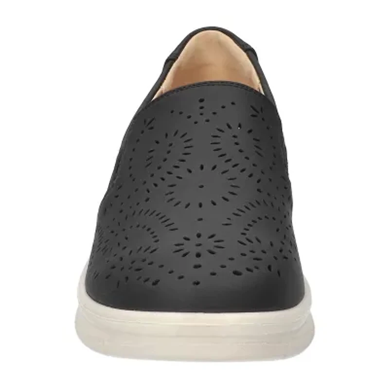 Easy Street Ying Womens Round Closed Toe Slip-On Shoe