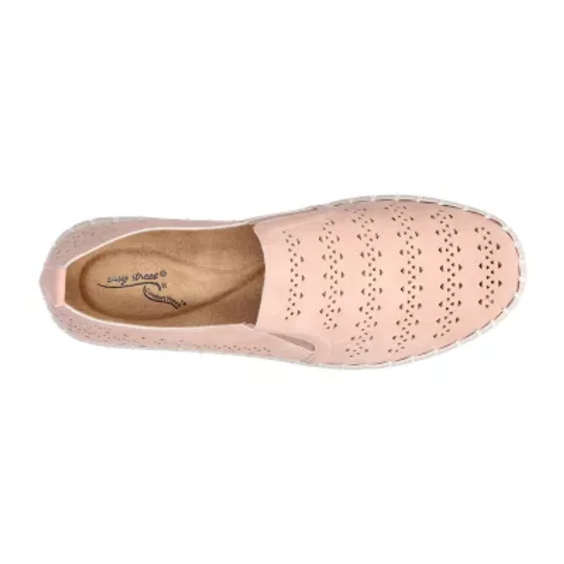 Easy Street Peppy Womens Round Closed Toe Slip-On Shoe