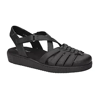 Easy Street Hue Womens Round Closed Toe Ballet Flats
