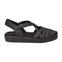 Easy Street Hue Womens Round Closed Toe Ballet Flats