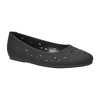 Easy Street Jackie Womens Round Closed Toe Ballet Flats