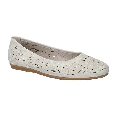 Easy Street Jackie Womens Round Closed Toe Ballet Flats
