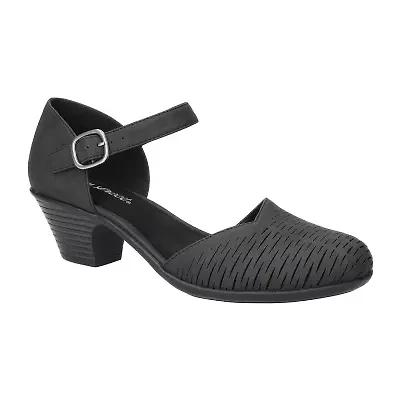 Easy Street Justina Womens Round Closed Toe Mary Jane Shoes