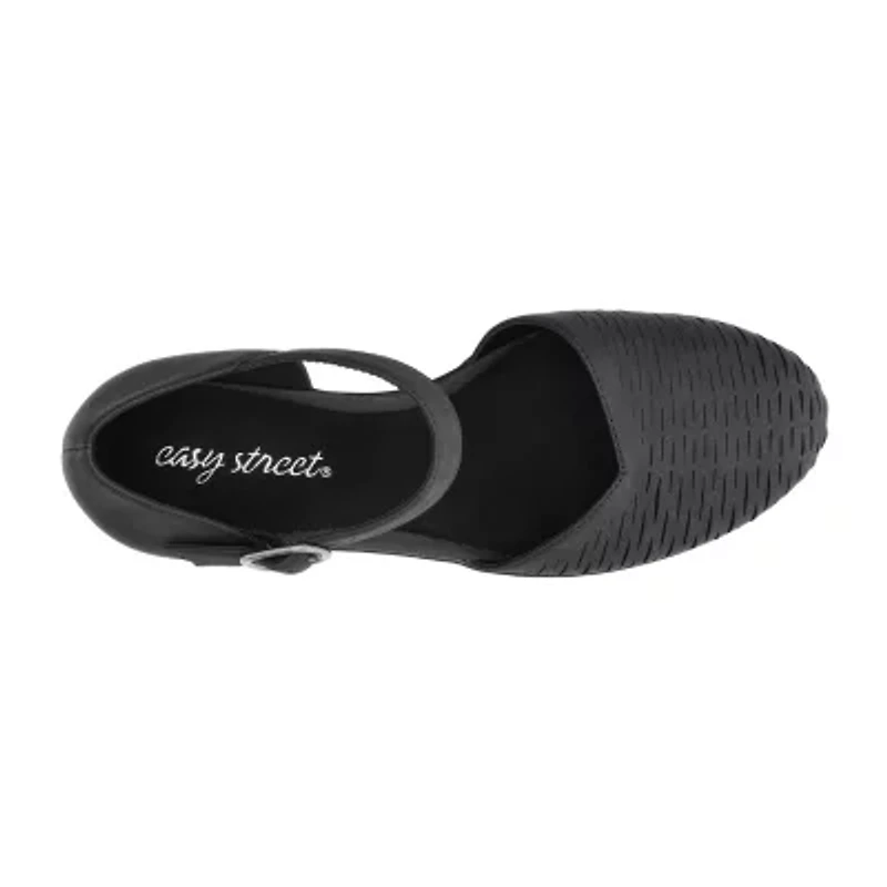 Easy Street Justina Womens Round Closed Toe Mary Jane Shoes