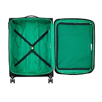 Delsey Paris X Benetton 27 Inch Softside Expandable Checked Spinner Luggage