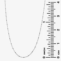 Silver Reflections Womens Pure Silver Over Brass 24 Inch Braid Chain Necklace