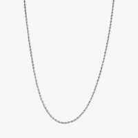 Silver Reflections Womens Pure Silver Over Brass 18 Inch Link Chain Necklace