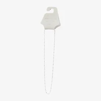 Silver Reflections Womens Pure Silver Over Brass 18 Inch Braid Chain Necklace
