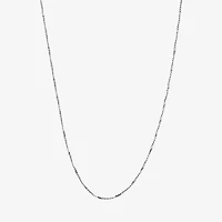 Silver Reflections Womens Pure Silver Over Brass 18 Inch Braid Chain Necklace