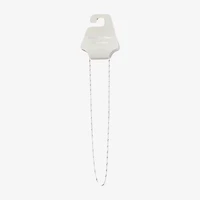 Silver Reflections Womens Pure Silver Over Brass Inch Snake Chain Necklace
