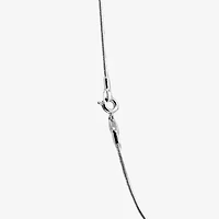 Silver Reflections Womens Pure Silver Over Brass Inch Snake Chain Necklace
