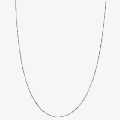 Silver Reflections Womens Pure Silver Over Brass Inch Snake Chain Necklace