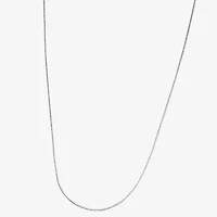 Silver Reflections Womens Pure Silver Over Brass 18 Inch Snake Chain Necklace