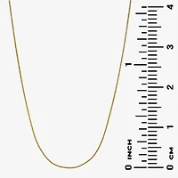 Silver Reflections Womens 18K Gold Over Brass 18 Inch Snake Chain Necklace