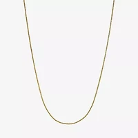 Silver Reflections Womens 18K Gold Over Brass 18 Inch Snake Chain Necklace