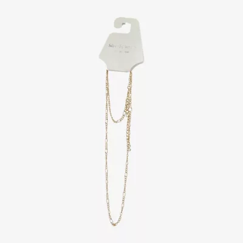 Silver Reflections Womens 10K Gold Over Brass 2-pc. Jewelry Set