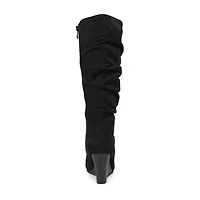 Journee Collection Womens Haze Wedge Heel Riding Boots
