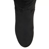 Journee Collection Womens Haze Wedge Heel Riding Boots