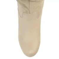 Journee Collection Womens Haze Wedge Heel Slouch Boots