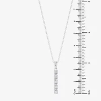 Limited Quantities! Womens 1/ CT. T.W. Natural White Diamond Sterling Silver 18 Inch Pendant Necklace