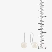Limited Quantities! Womens Dyed White Cultured Freshwater Pearl Sterling Silver Drop Earrings