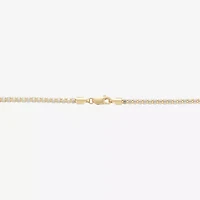 Womens 14K Gold 18 Inch Bead Chain Necklace