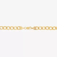 Made Italy Unisex Adult 10K Gold 20 Inch Curb Chain Necklace